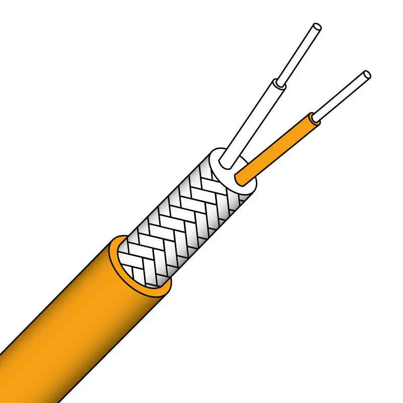 Prosensor PTPS 7/0,2mm PVC-isoliert Thermoelement Kabel/Draht für Thermoelement Typ S, L. 50m, max. +105°C