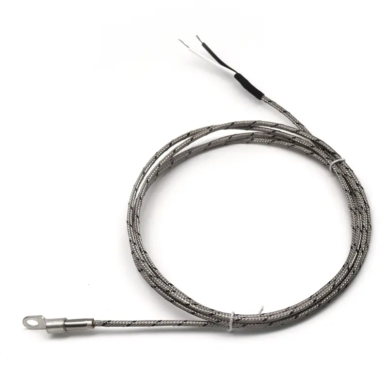 Prosensor SPOM Nickel-Messing-Beschichtung Temperatursensor Typ J, Ø 6mm x 30mm -50°C → +450°C