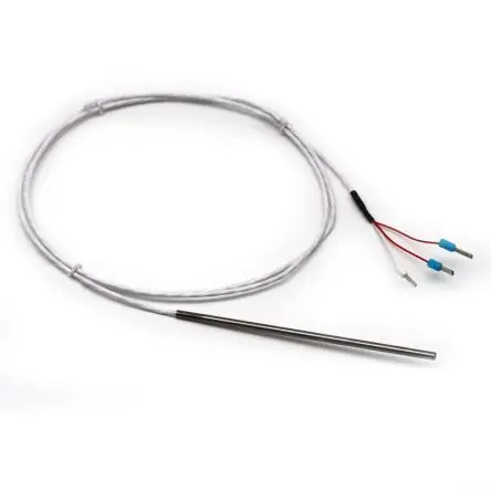 Produktfoto 1 von Prosensor Pt100 Temperatursensor Edelstahl Ø 3 mm 3 x 100 mm Class A, -50 °C → 250 °C, 1 m Leitung