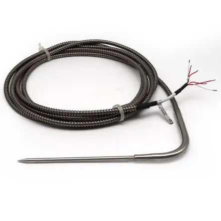 Produktfoto 1 von Prosensor Pt100 Temperatursensor Edelstahl Ø 5 mm 3 x 150 mm Class A, -50 °C → 250 °C, 3 m Leitung