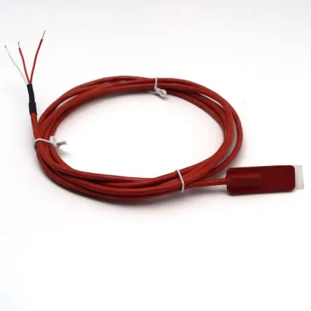 Produktfoto 1 von Prosensor Pt100 Temperatursensor Silikon, 3 x 2 m Class A, -50 °C → 180 °C, 2 m Leitung