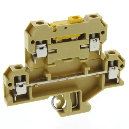 Produktfoto 1 von Weidmüller DKT Klemmlieste abtrennen 2 Braun, 4mm², 400V Schraubbefestigung