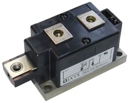Produktfoto 1 von IXYS Thyristormodul 320 A 1600 V, Gate-Trigger 150 mA 10.1 kA 1.32 V 5-Pin