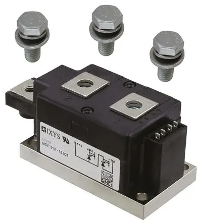 Produktfoto 1 von IXYS SCR Zweifachthyristormodul 320 A Y1-CU 1600 V, Gate-Trigger 150 mA 10.1 kA 1.32 V