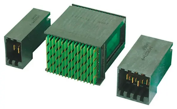 Produktfoto 1 von TE Connectivity MULTIGIG RT 2, 1.8 mm Backplane-Steckverbinder VITA 46 Mitte, 112-polig Stecker, 7-reihig, gewinkelt,