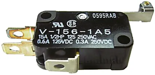 Produktfoto 1 von Omron Mikroschalter Rollenhebel-Betätiger Stecker, 1-poliger Umschalter, 250 V ac, 100mA IP40 0.29N -25 °C - 80 °C