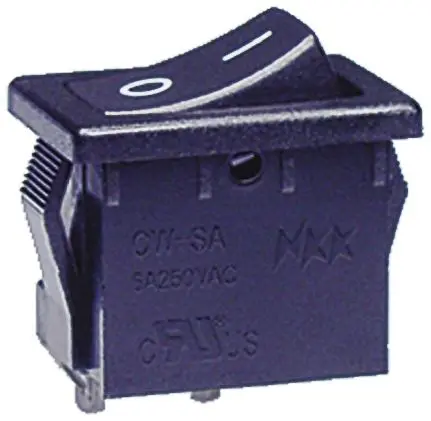 Produktfoto 1 von NKK Switches Panel Wippschalter SPST Ein-Neutral-Ein Ein-Aus, 6A, IP66