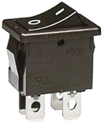 Produktfoto 1 von NKK Switches Panel Wippschalter DPST Ein-Neutral-Ein Ein-Aus, 6A, IP66