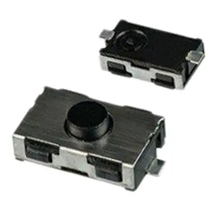 Produktfoto 1 von C & K IP50 Taster SPST Taste, SMD 50mA Aus-Ein 0.75 mm Silber Oberfläche B. 7.3mm L. 3.8 mm