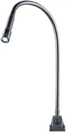 Produktfoto 1 von Waldmann LED Maschinenleuchte Flexibler Arm / 3 W, 600 mm 240V ac 600 mm Flexibel