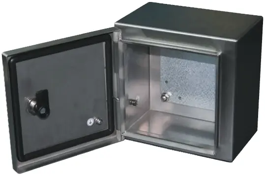 Produktfoto 1 von RS PRO Edelstahl 304 Wandanschlusskasten farblos IP66, HxBxT 500 mm, 500 mm x 200 mm