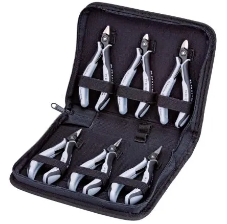 Produktfoto 1 von Knipex Elektronische Zangenbox Zangensatz 6 Stk.