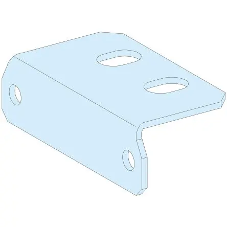 Produktfoto 1 von Schneider Electric PrismaSeT P Kabelklemme Keilsockel 25 mm x 45.5mm, 1 Stück