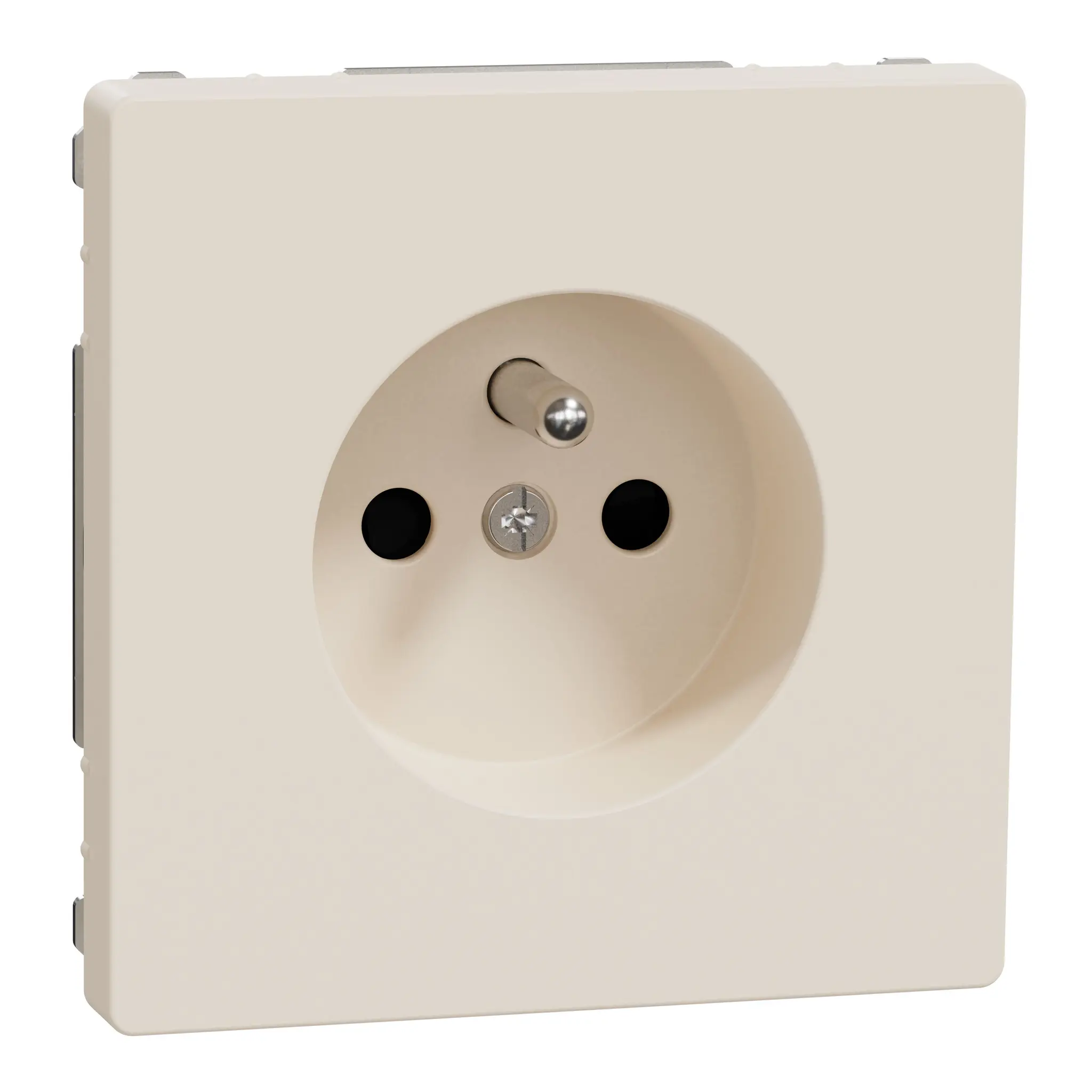 Produktfoto 1 von Schneider Electric MTN Steckdose Typ E 1-fach Innen Creme / 16 A