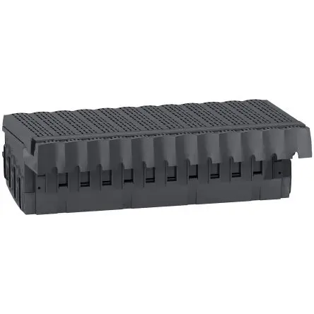Produktfoto 1 von Schneider Electric Linergy Kabelklemme Gerätezuführung Schwarz 235mm x 440 mm