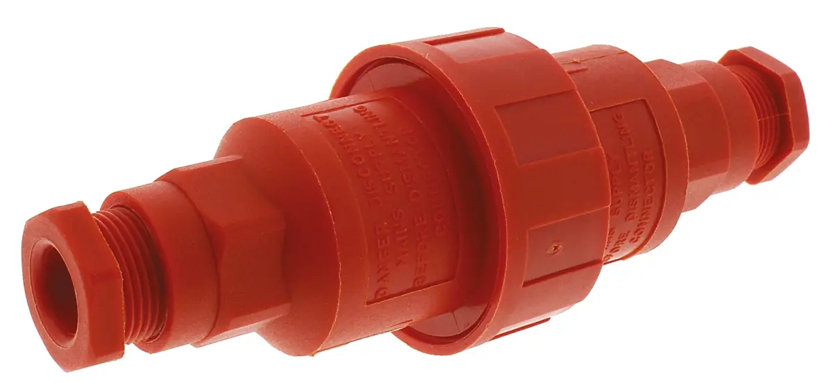 Produktfoto 1 von Bulgin Haupt-Inline-Stecker 3-polig IP68 Kabel 250 V 16A