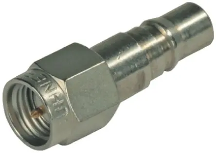 Produktfoto 1 von Huber+Suhner HF Adapter, 50 Ω, Gerade, 6GHz Stecker Buchse, Koaxial Nennspannung