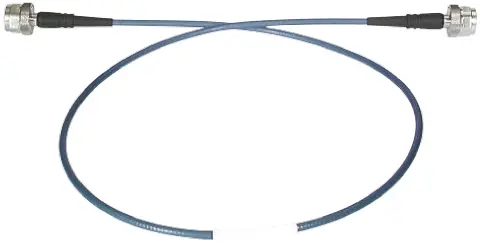 Produktfoto 1 von Huber+Suhner SUCOTEST Koaxialkabel Stecker, 50 Ω Stecker, 1.219 m, Typ N / Typ N, Blau