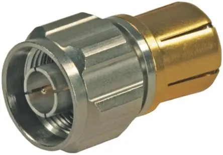 Produktfoto 1 von Huber+Suhner HF Adapter, 50 Ω, Gerade, 4GHz Buchse Stecker, Koaxial Nennspannung