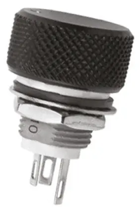 Vishay P16, Tafelmontage Dreh Potentiometer 22kΩ ±20% / 1W , Schaft-Ø 16 mm