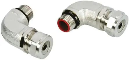 Produktfoto 1 von Adaptaflex SPL Messing Kabelrohr Befestigung M16 12 mm Silber Vernickelt-Finish IP67