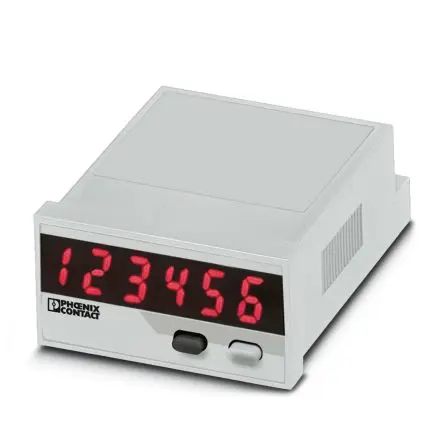 Produktfoto 1 von Phoenix Contact MCR 7-Segment-LED Digitales Multifunktionsmessgerät für Pulse und Zeit, Frequenz H 24 mm B 48 mm