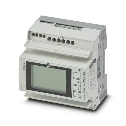 Produktfoto 1 von Phoenix Contact EEM-MA371-24DC LCD Digitales Multifunktionsmessgerät für AC Sine, Strom, Leistung H 80 mm B 90 mm T. 64