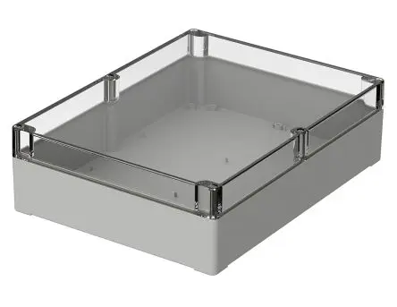 Produktfoto 1 von Bopla Euromas; Gehäuse; Polycarbonat; Hellgrau; IK07 IP66 Breite 230 mm Höhe 85 mm Länge 300 mm