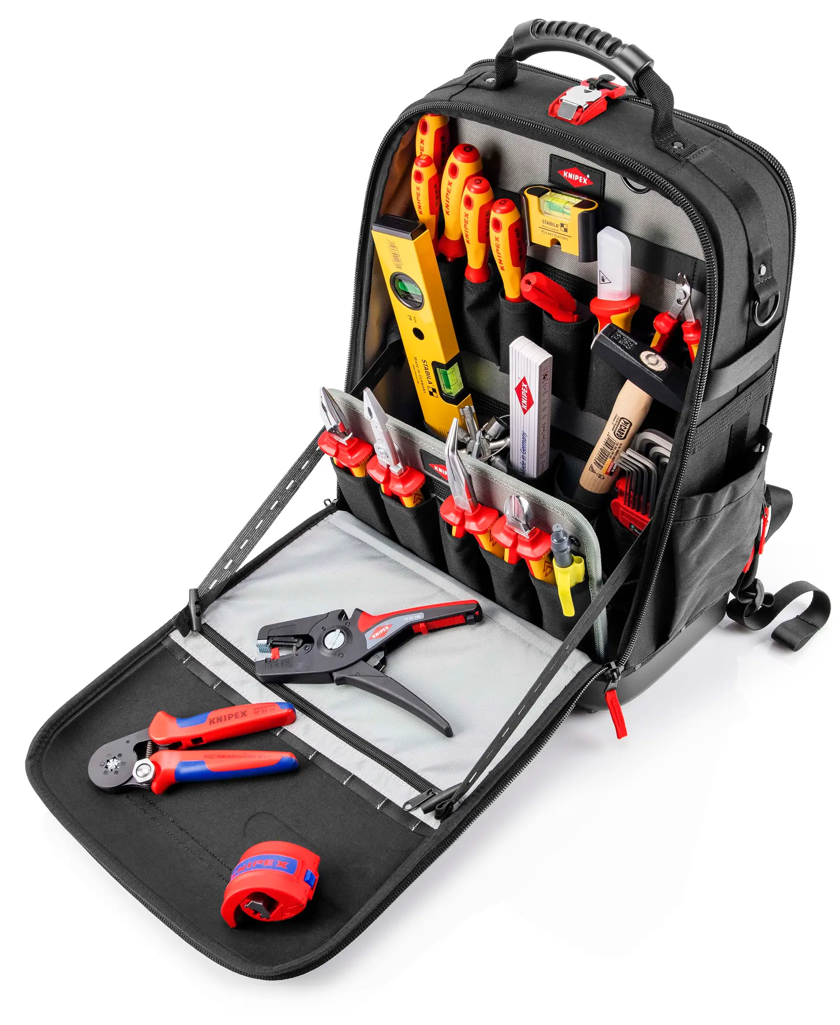 Produktfoto 1 von Knipex Synthetische Faser Werkzeugtasche, 217 mm x 530 mm x 549 mm Schultergurt