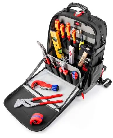 Produktfoto 1 von Knipex Synthetische Faser Werkzeugtasche, 217mm x 530 mm x 549 mm Schultergurt