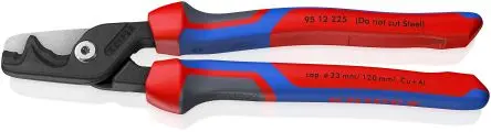 Produktfoto 1 von Knipex StepCut® XL Ohne abgeflachte Kante Schneider Schließer (NO) 225mm / Backen 225mm