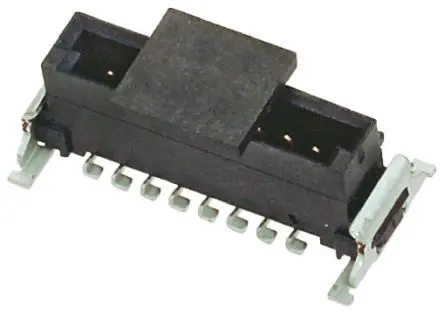 Produktfoto 1 von Fischer MiniBridge Leiterplattenleiste Gerade, 8-polig / 1-reihig, Raster 1.27 mm Raster Oberfläche, Kabel-Platine,