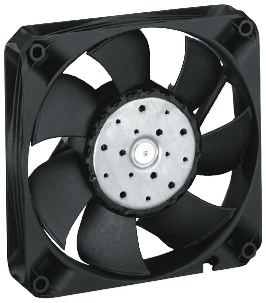 Produktfoto 1 von ebm-papst 4400 F DC-Axiallüfter, Kugellager, 24 V dc / 12W, 119 x 119 x 25mm, 5400U/min, 225m³/h
