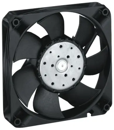 Produktfoto 1 von ebm-papst 4400 F Axiallüfter, Kugel, 24V dc / 12 W, 5400 U/min, 225 m³/h IP54, IP68 119 mm 119mm 25 mm