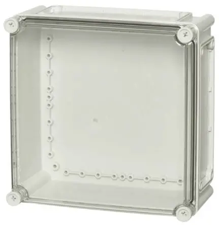 Produktfoto 1 von Fibox EK; Gehäuse; Polycarbonat; Grau Geflanscht; IK08 IP67, IP66 Breite 280 mm Höhe 180 mm Länge 280 mm