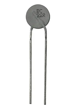 Produktfoto 1 von Vishay PTCCL Thermistor 25 Ω, PTC 10 mm 20.5 mm, Spannung, Elektronische Datenverarbeitung, Überlaststrom,