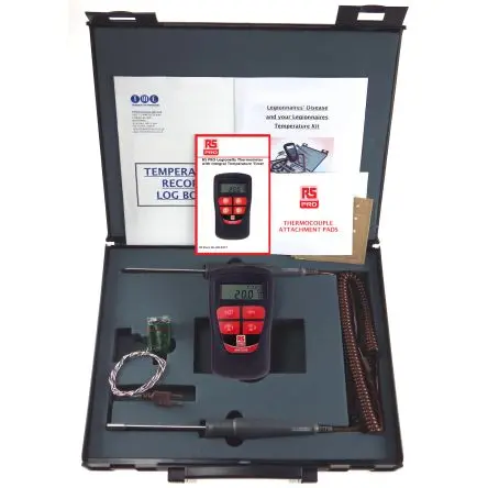 Produktfoto 1 von RS PRO Thermoelement-Thermometer, MM2000, TM03, TS04, Tragbar, 1 bis 1372 °C ±0.2°C (±0.1 %) max, Messelement Typ Typ T