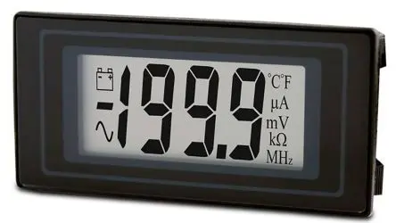 Produktfoto 1 von Lascar 8753 Digitales Spannungsmessgerät DC LCD-Anzeige 3.5-stellig bis 2000 V / ±1 %, 57 mm, 27 mm, 8.2 mm