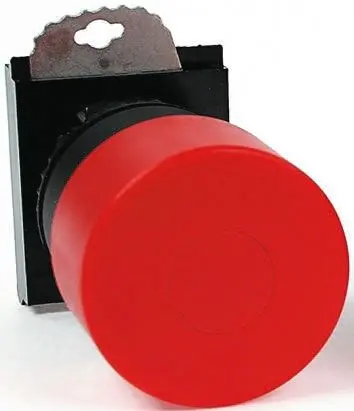 Produktfoto 1 von BACO BACO Drucktastenkopf Ø 22 mm, Rot Zugentriegelung Pilzkopf Rund Kunststoff, IP66