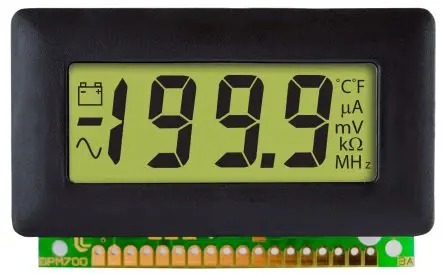 Produktfoto 1 von Lascar 8556 Digitales Spannungsmessgerät DC LCD-Anzeige 3.5-stellig bis ±20 V / ±1 %, 62 mm, 32 mm, 6.5 mm