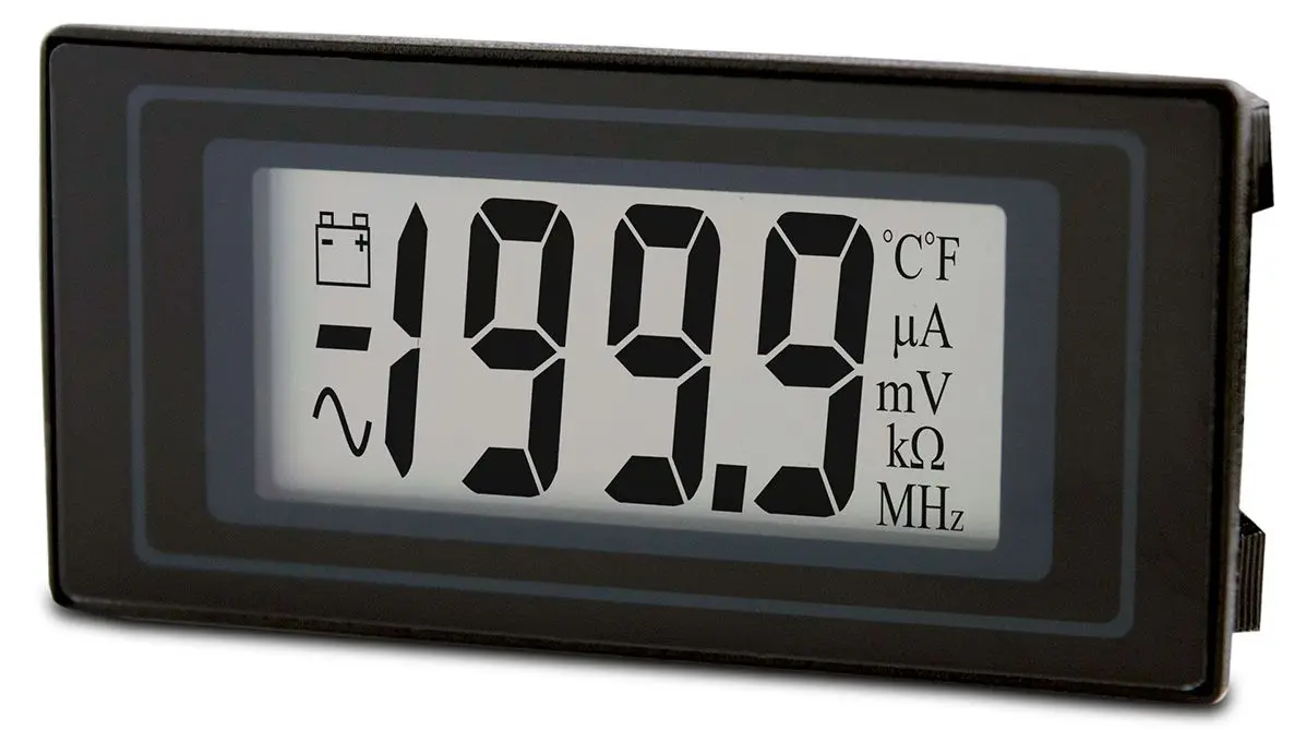 Produktfoto 1 von Lascar DPM Digitales Spannungsmessgerät DC LCD-Anzeige 3.5-stellig bis 2000 V / ±1 %, 45 mm, 22 mm, 9 mm