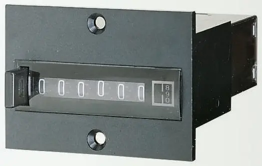 Produktfoto 1 von Hengstler 864 Zähler Manuell 6-stellig Impulse max. 25Hz 12 V dc 0 → 999999