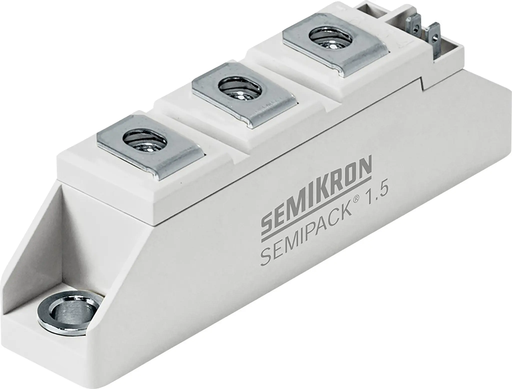 Produktfoto 1 von Semikron Danfoss SCR Zweifachthyristormodul 95 A SEMIPACK1 1600 V, Gate-Trigger 150 mA 2 kA 1.65 V