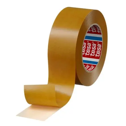 Produktfoto 1 von Tesa 4959 Doppelseitiges Gewebeband, Lichtdurchlässig, 0 °C bis 200 °C, Stärke 0.1 mm 8N/cm Vlies, 25mm x 50 m