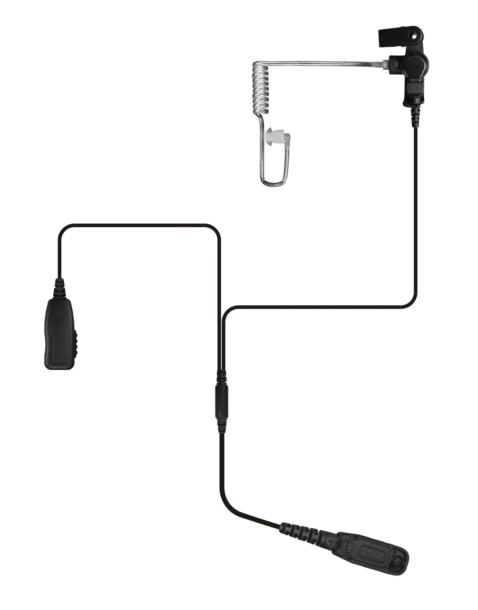 Produktfoto 1 von Motorola Überwachung Zweidraht-Ohrhörer USB-Adapter