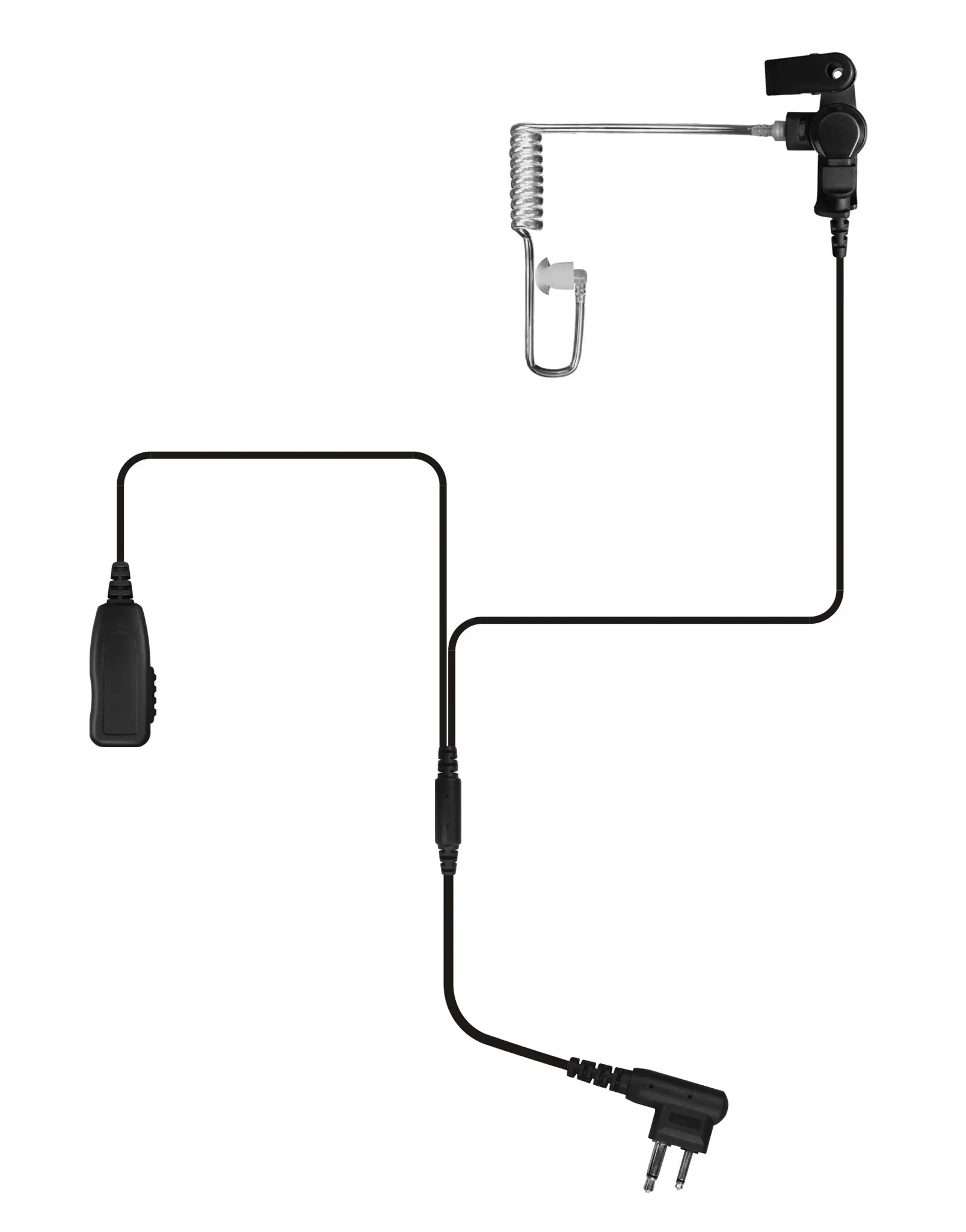 Produktfoto 1 von Motorola Überwachung Zweidraht-Ohrhörer USB-Adapter