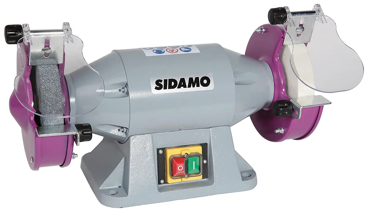 Produktfoto 1 von Sidamo TM 150 Doppelschleifmaschine für Ø 150 mm Schleifscheiben mit 32 mm Bohrung, 520 W / 230 V
