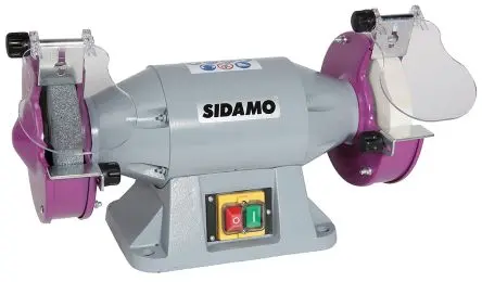 Produktfoto 1 von Sidamo TM 150 Doppelschleifmaschine für Ø 150 mm Schleifscheiben mit 32 mm Bohrung, 520 W / 230V