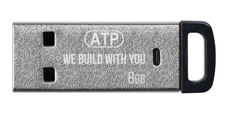 Produktfoto 1 von ATP 8 GB MLC USB-Flash-Laufwerk, USB 3.2, B600Sc Industriequalität