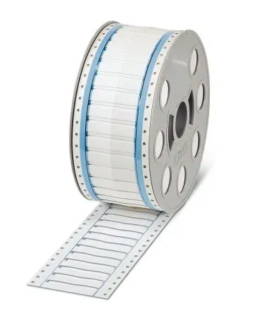 Produktfoto 1 von Phoenix Contact WMS Schrumpfschlauch, Polyolefin Weiß, Ø 6.4 mm Schrumpfrate 3:1, Länge 30mm